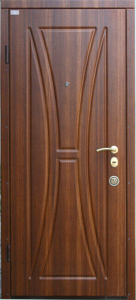 металлические двери с МДФ накладкой